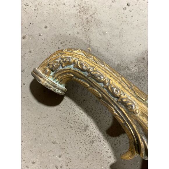 Antique Wagner Gilt Bronze Acanthus Faucet Sink - Picture 3 of 7